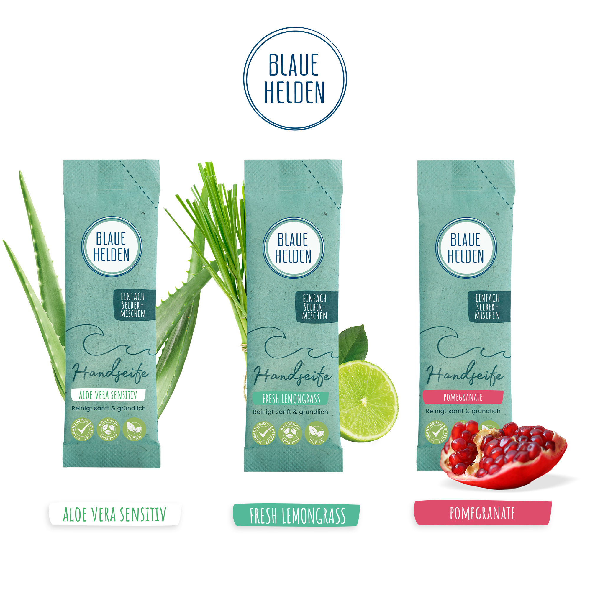 Starterkit Handseife inkl. 4x Aloe Vera Sensitiv